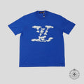 Louis Vuitton LV Cloud Jacquard Tee in Blue Men's Unisex wool shirt XXL 2XL