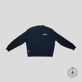 Amiri Embroidered Script Logo Crewneck in Black pullover sweater sweatshirt men's