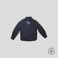 Louis Vuitton Monogram Embossed Casual Denim Overshirt in Black L XL men's