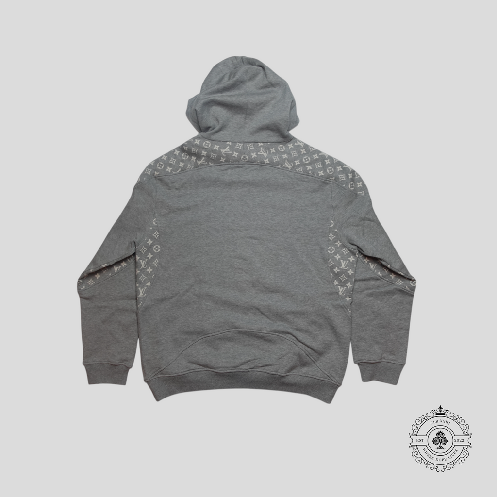 Louis Vuitton Circle Cut Hoodie in Grey men's unisex pullover XXL 2XL