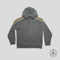 Gucci Interlocking G Embroidered Sleeves Hoodie in Grey LG Men's Unisex