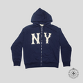 Gucci New York Yankees Zip Up Hoodie in Navy Blue baseball men's LG