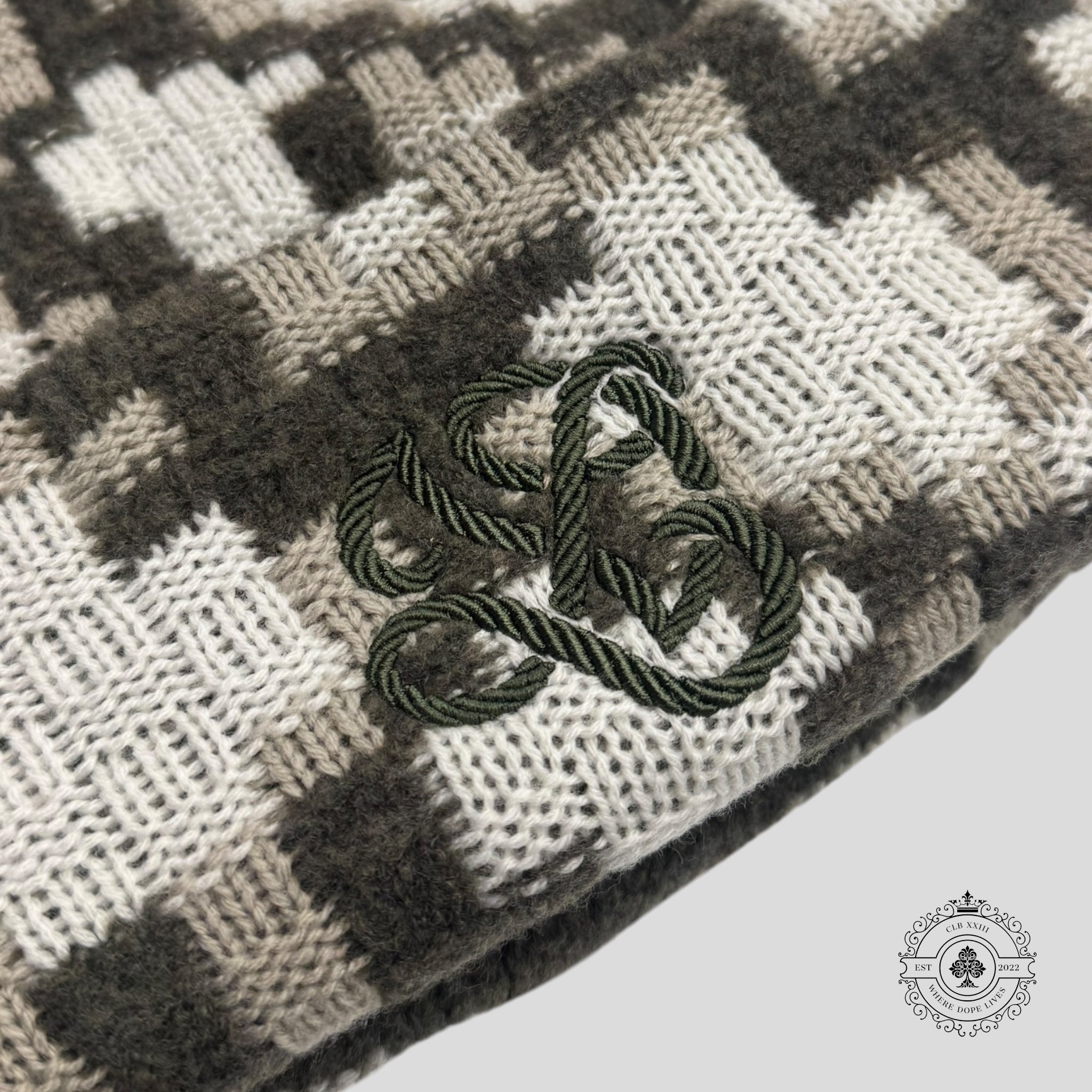 LV Crush Snakoflage Beanie skull cap hat toboggan