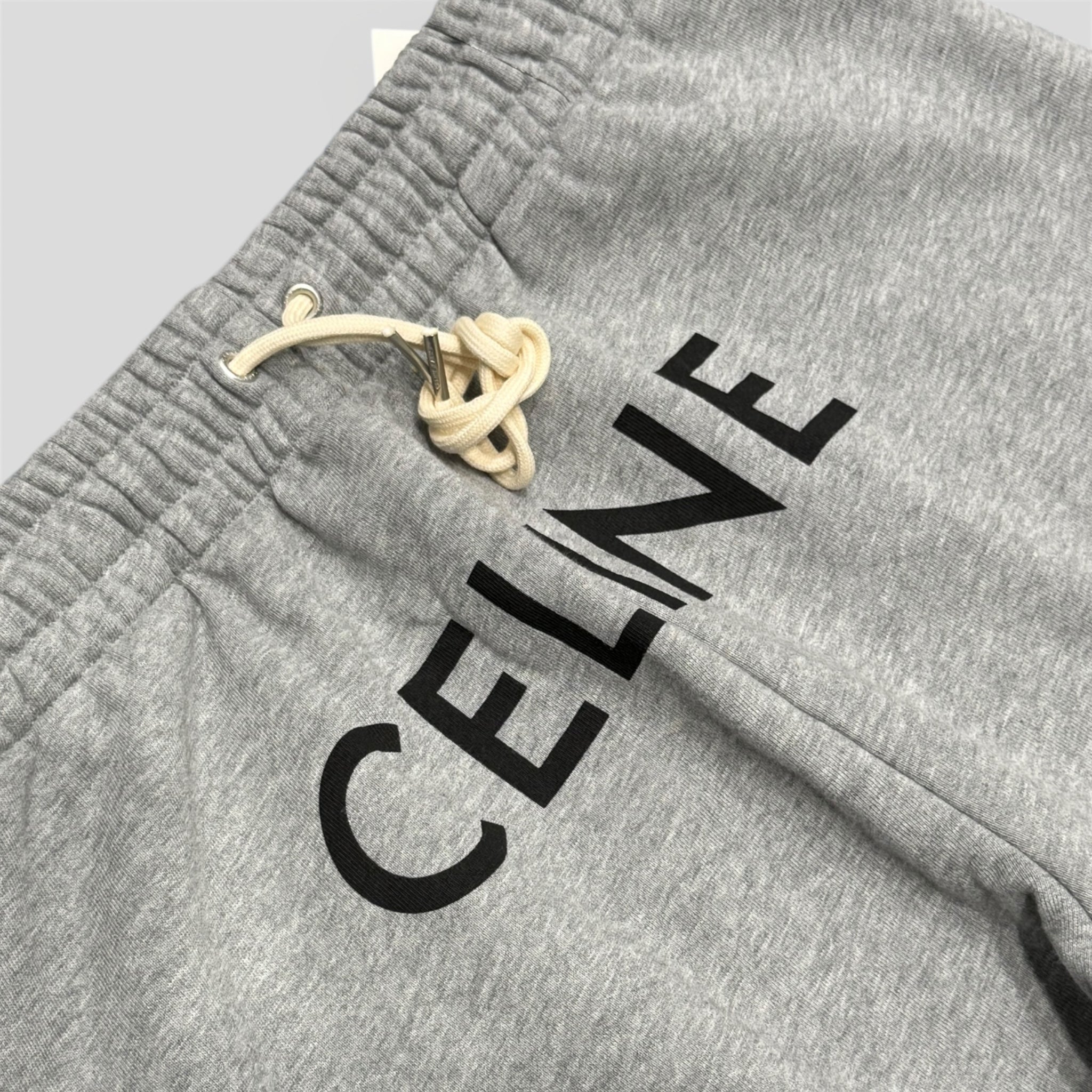 Celine Logo Sweatpants in Grey men's unisex Large