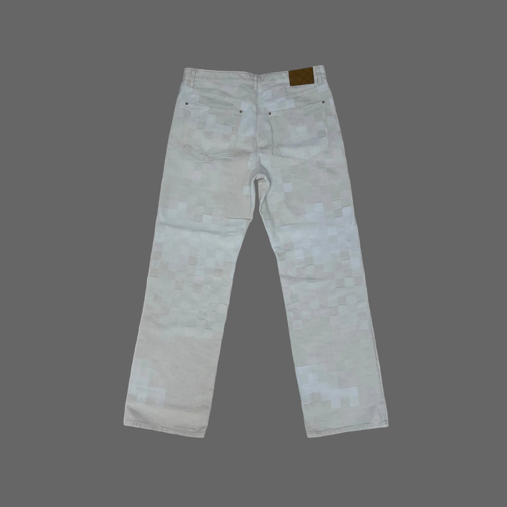 Louis Vuitton Damoflage Jacquard Denim Pants men's 36