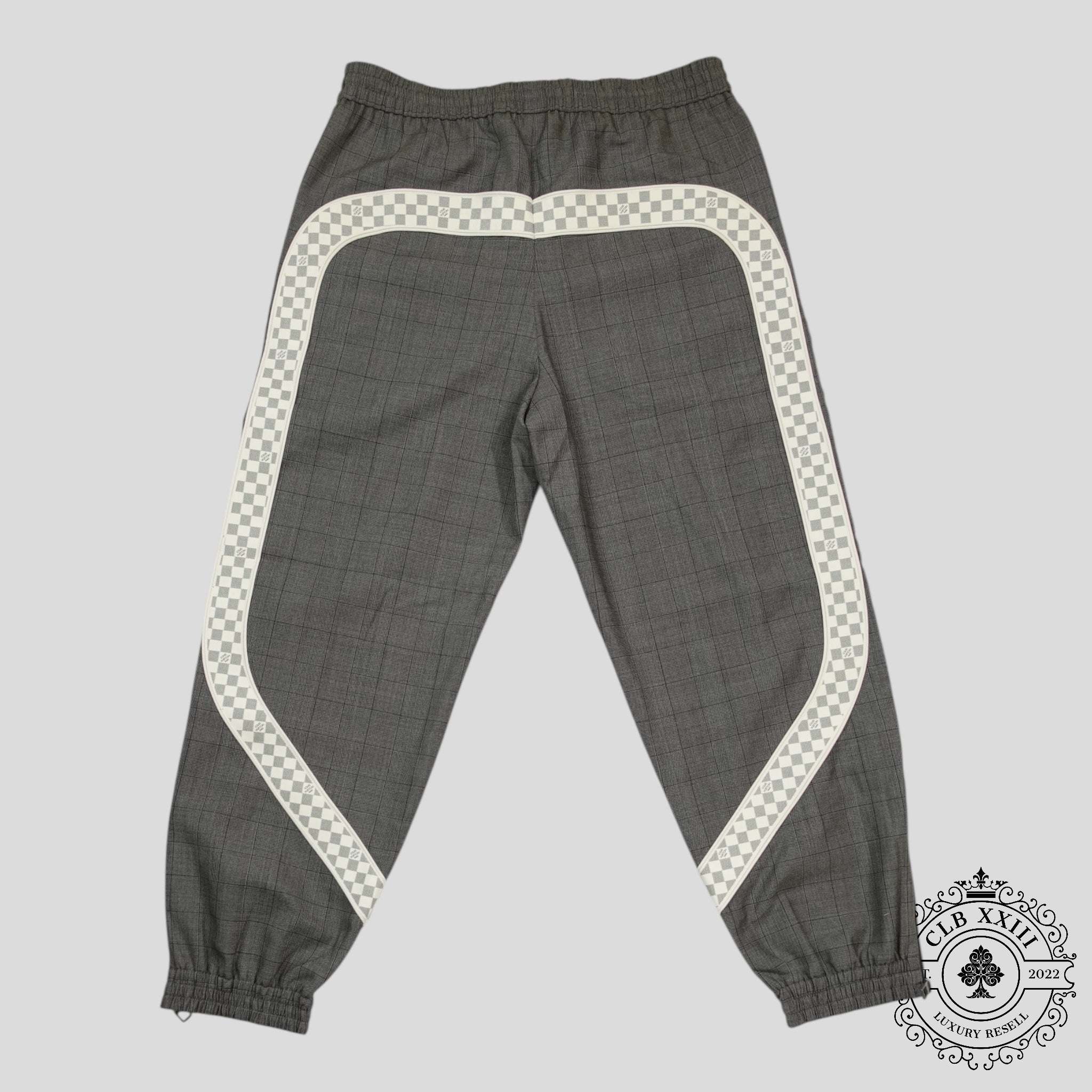 Louis Vuitton Wool Track Pants in Grey Men's XL