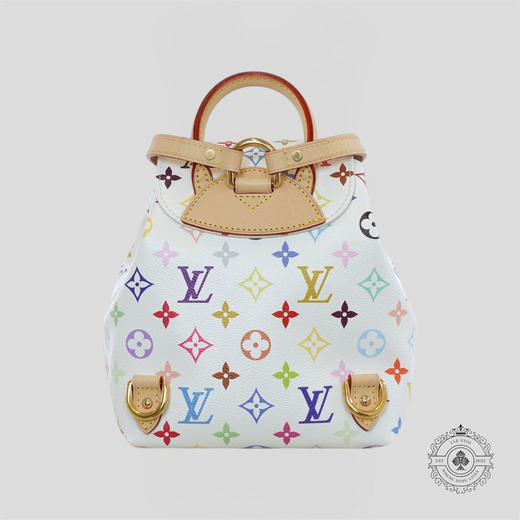 Louis Vuitton x Takashi Murakami Venice Bag in White handbag purse