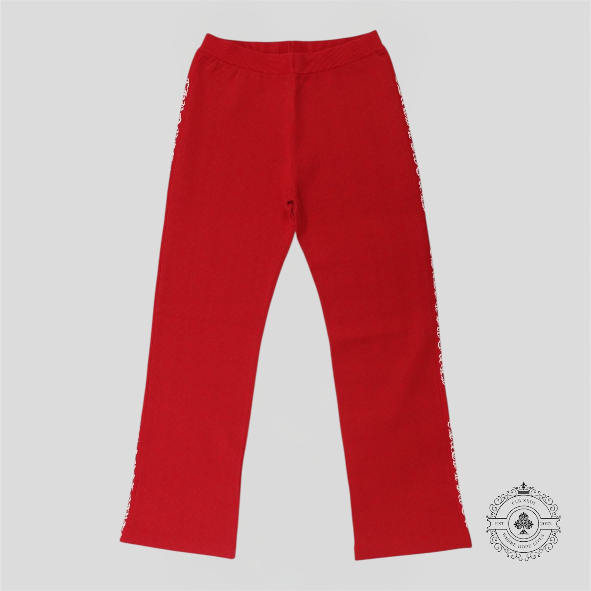 Chrome Hearts Plus Jacquard Pants in Red jeans trousers slacks men's Medium