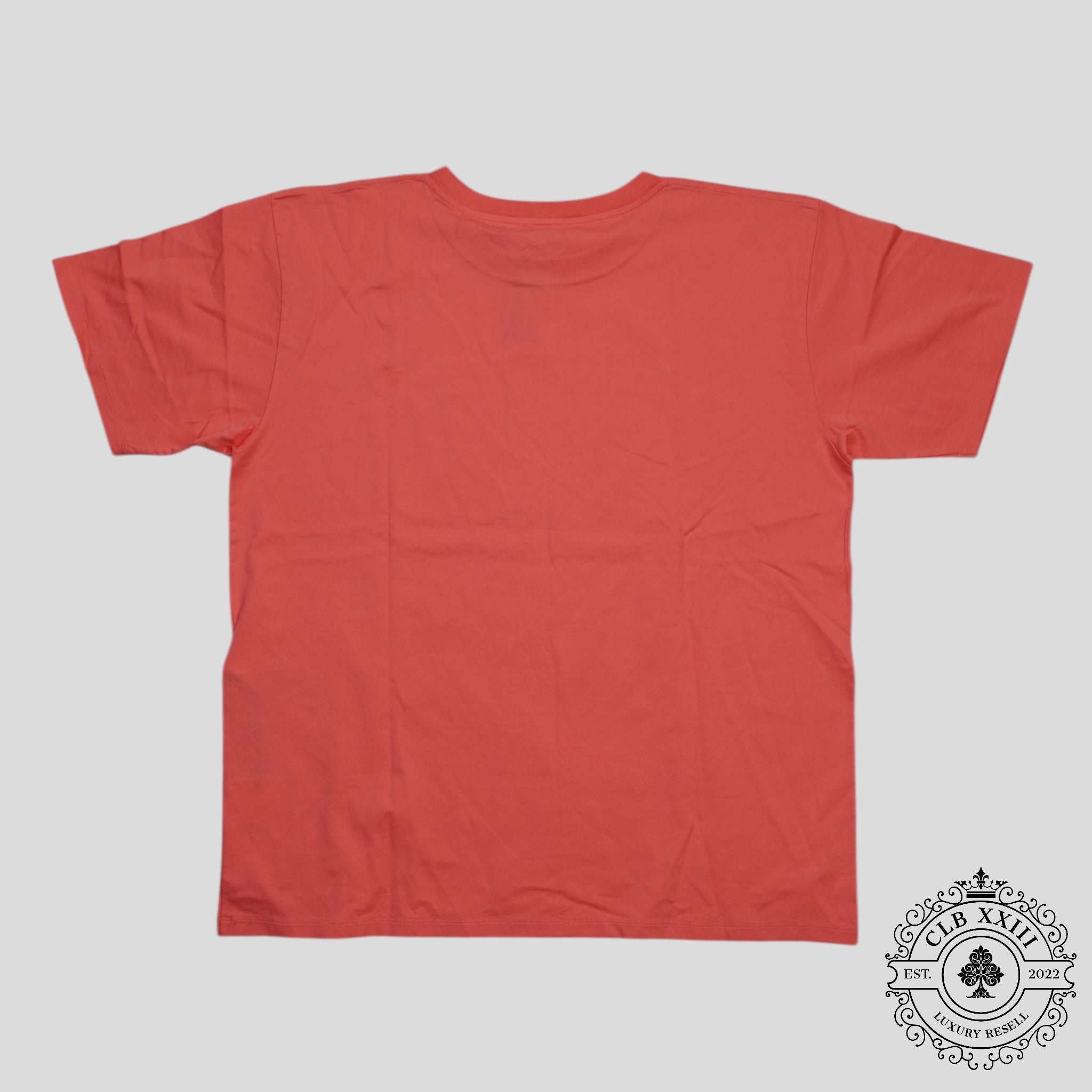 Celine Homme Logo Tee in Pink salmon XL men's unisex