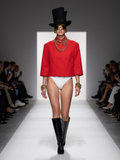 Ladies JACKET SOHO STREETSTYLE  Fashion Week BYMANYC ® New York Red