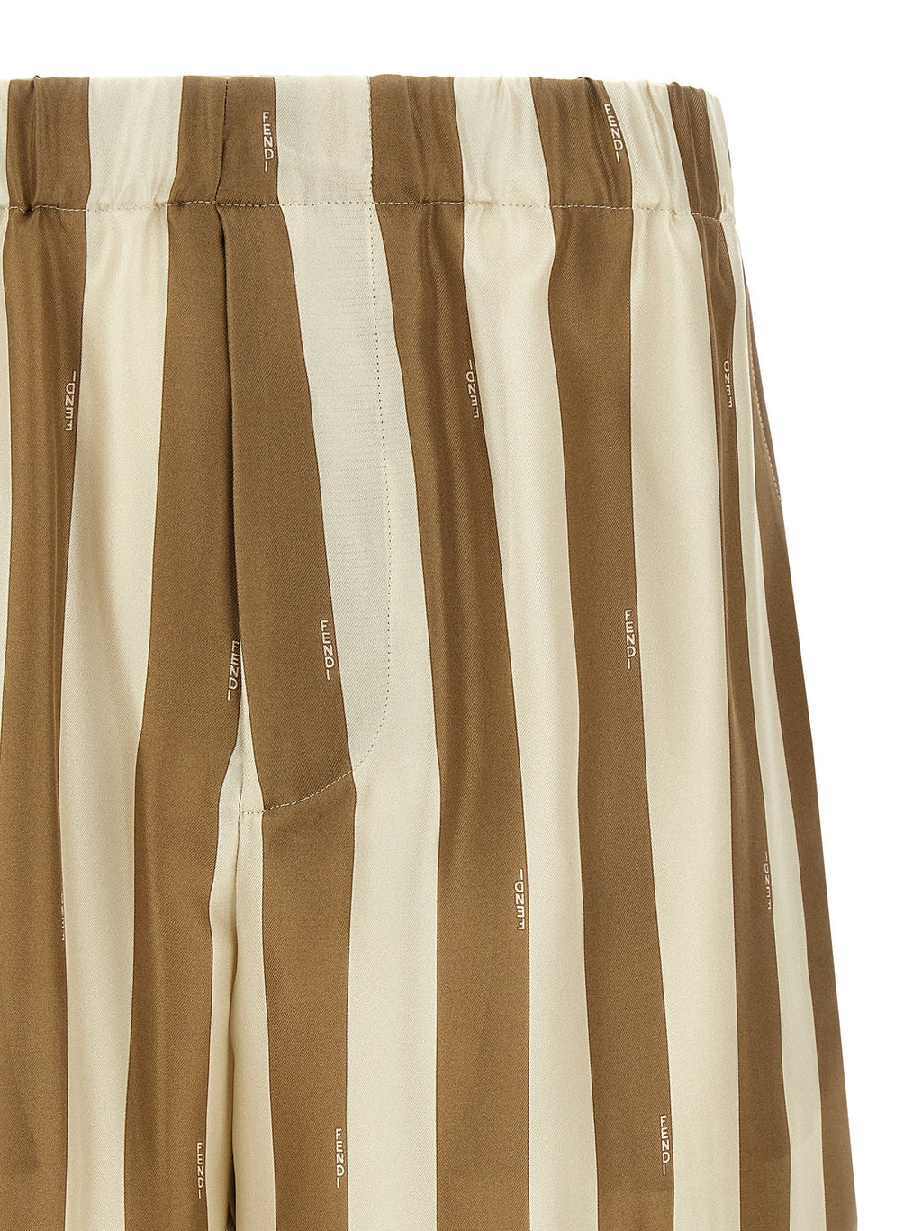 Fendi Men's Bermuda Pequin shorts silk striped