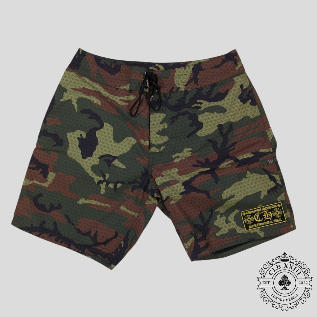 Chrome Hearts Board Shorts in Camo new men's 34 camouflage