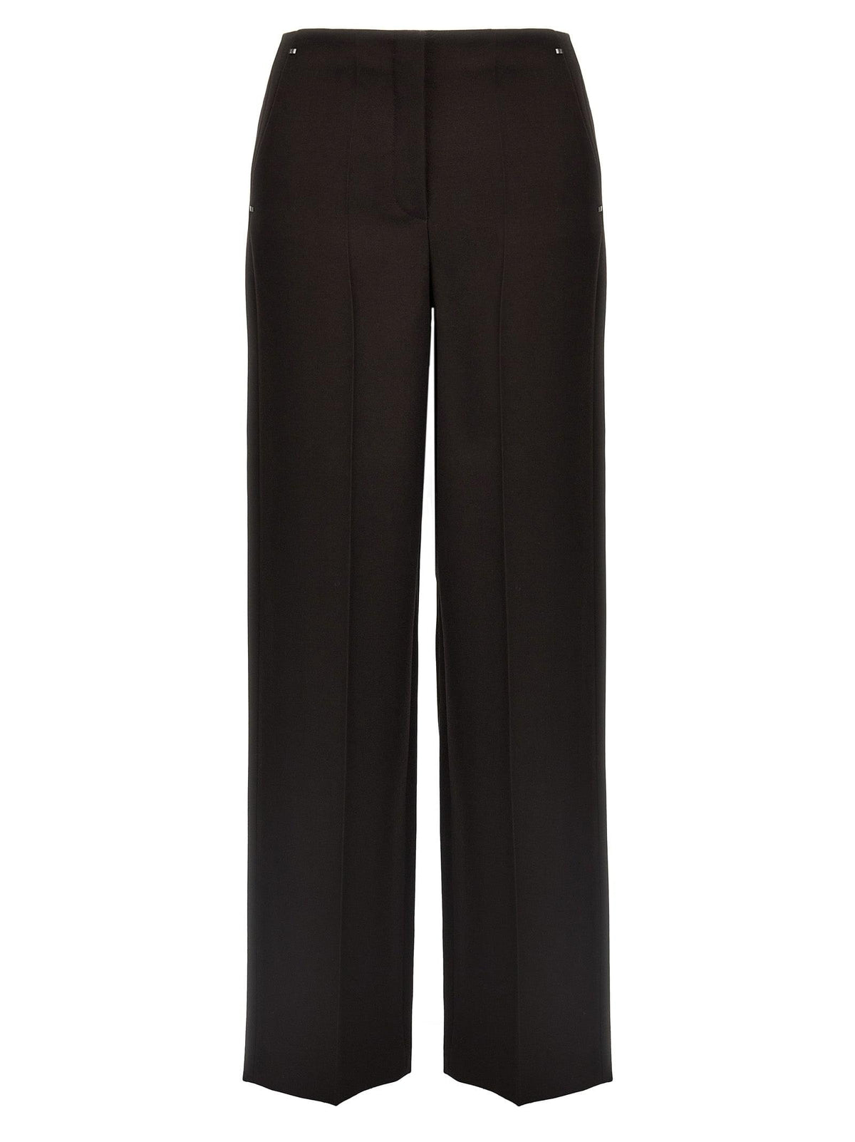 Fendi ladies Grain De Poudre Pants wool slacks career