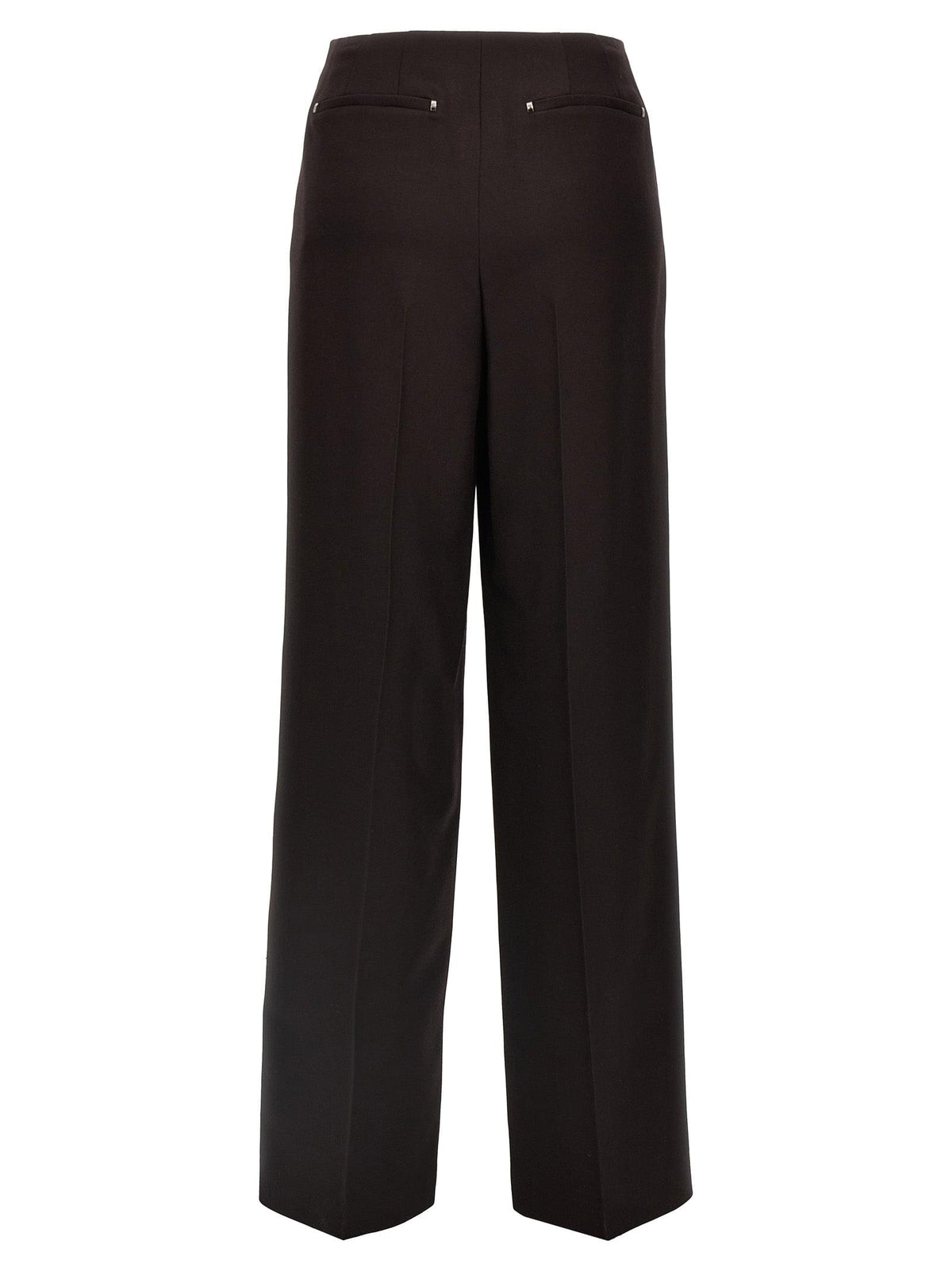 Fendi ladies Grain De Poudre Pants wool slacks career
