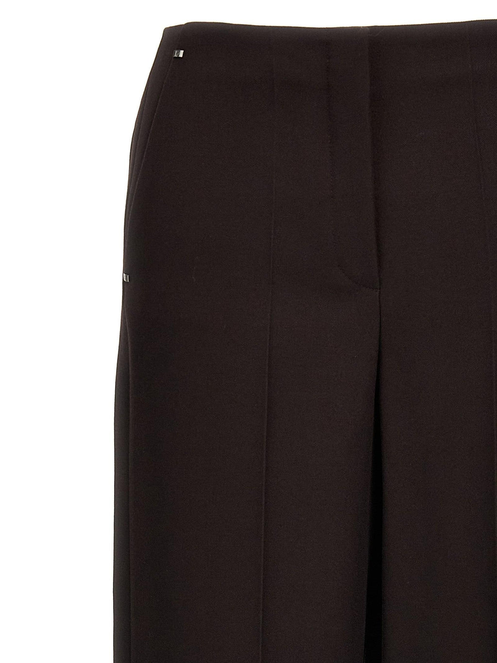 Fendi ladies Grain De Poudre Pants wool slacks career