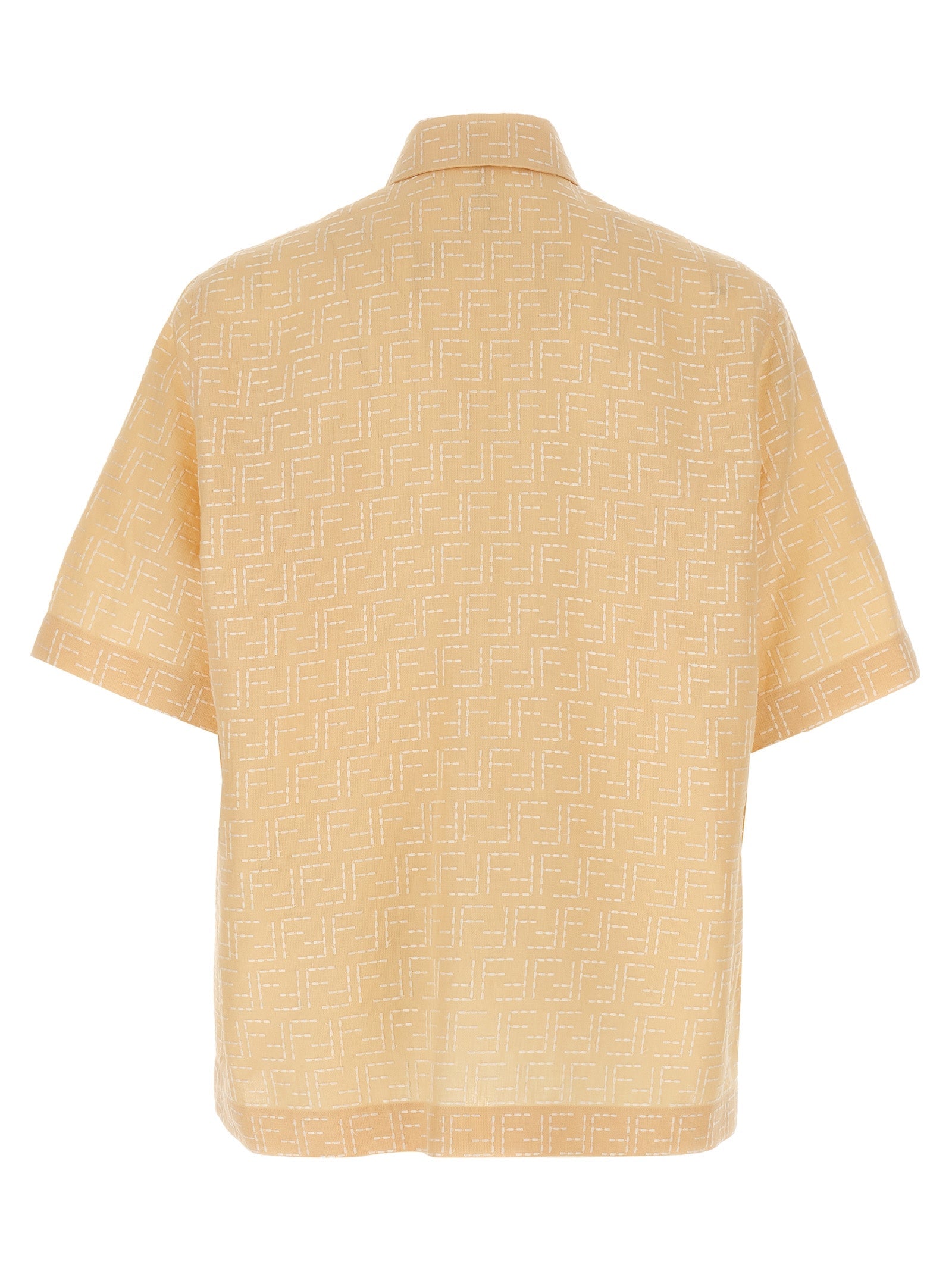 Fendi Men's FF Jacquard Shirt button up linen