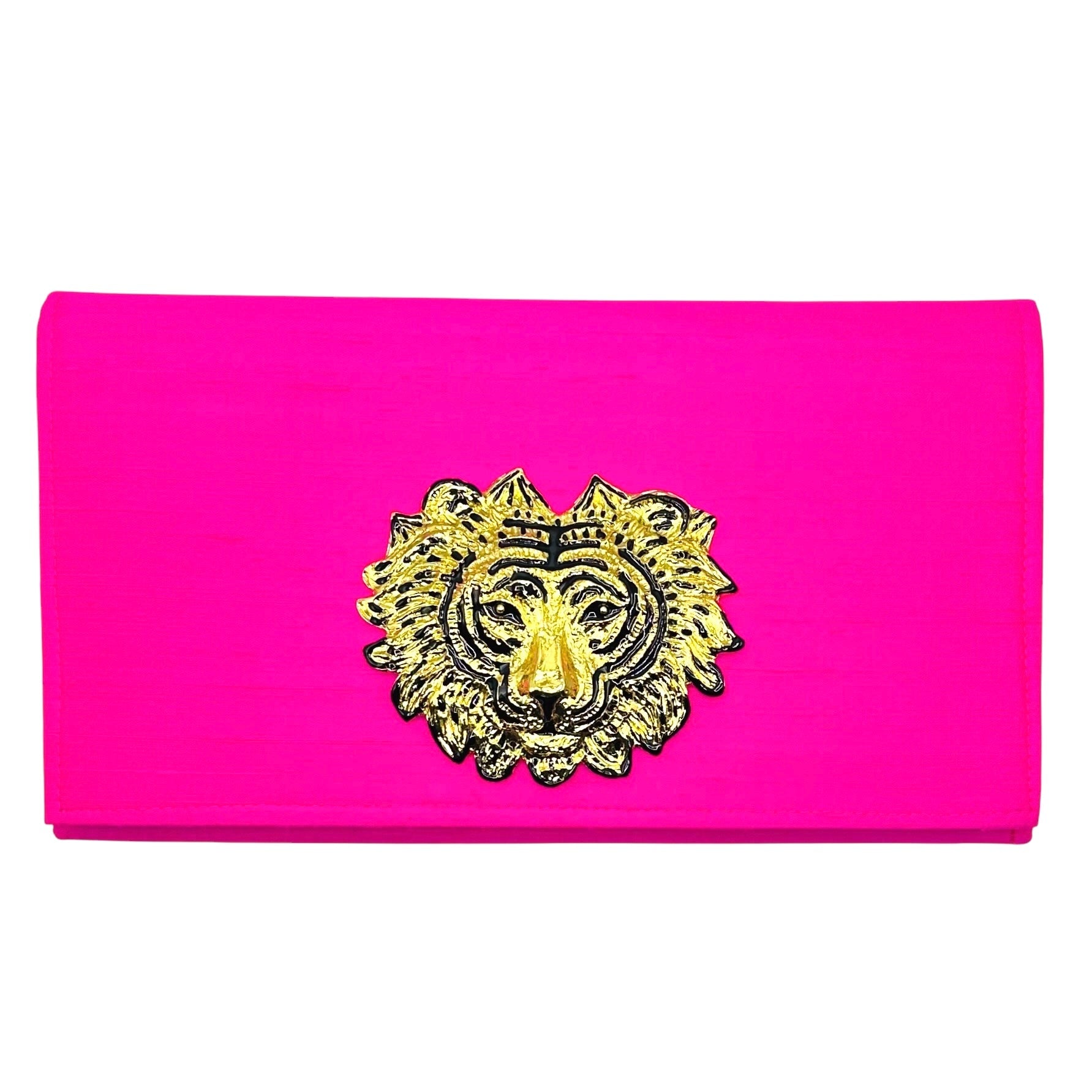 Garland Bag Hot Pink Cindy Clutch Handbag Purse Silk