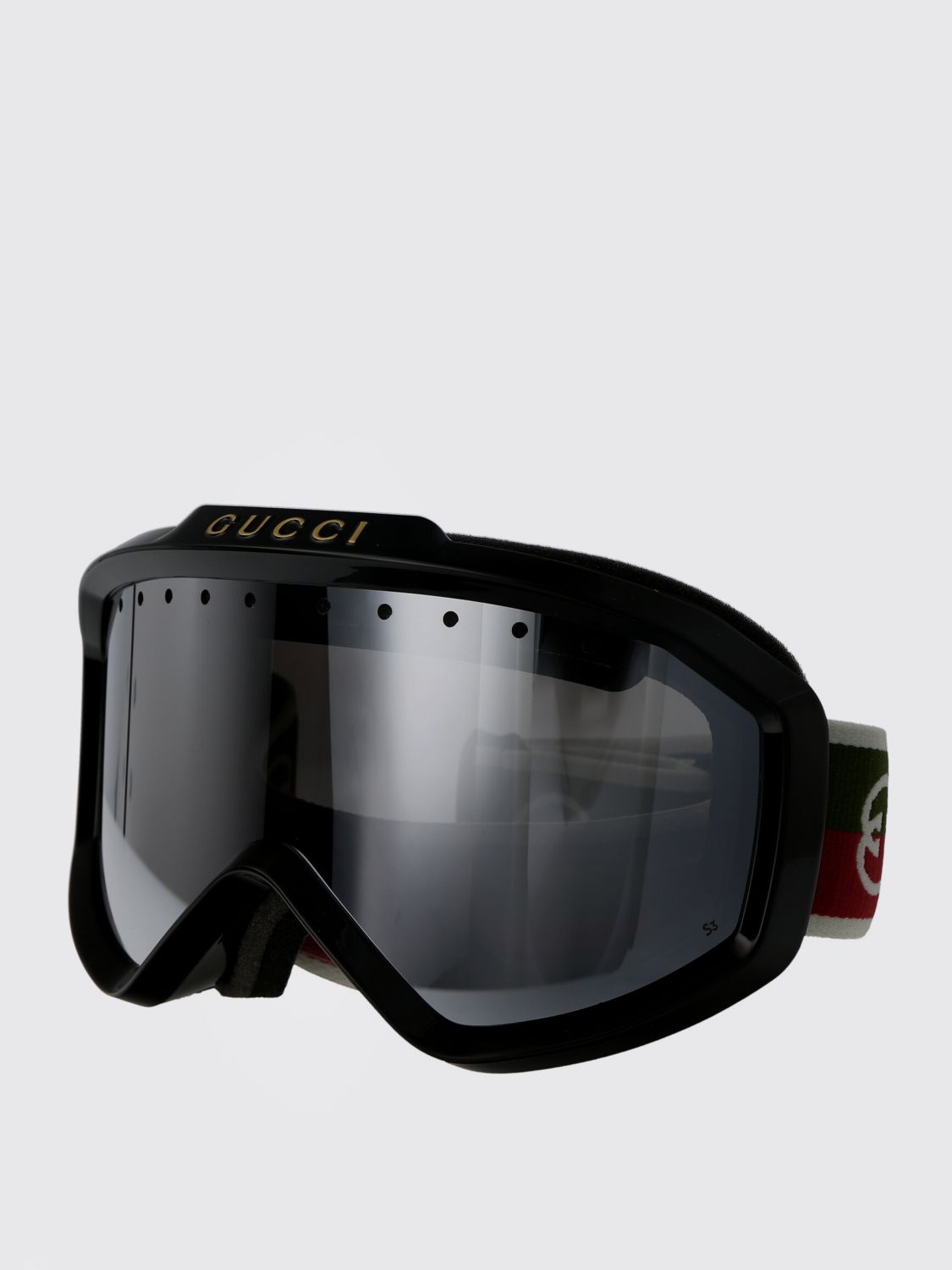 Gucci Sunglasses Men Black goggles sports skiing motorcycle
