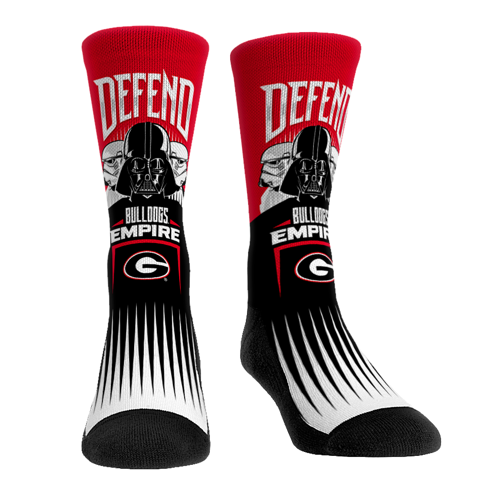 Georgia Bulldogs - Star Wars - Defend The Empire Men's socks