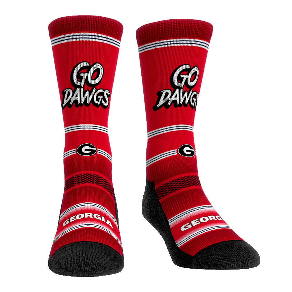 Georgia Bulldogs - Go Dawgs Men's Socks Rock 'Em
