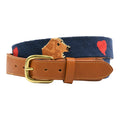 Charleston Belt Golden Retriever Dog Hand-stitched Needlepoint Belt - Kids