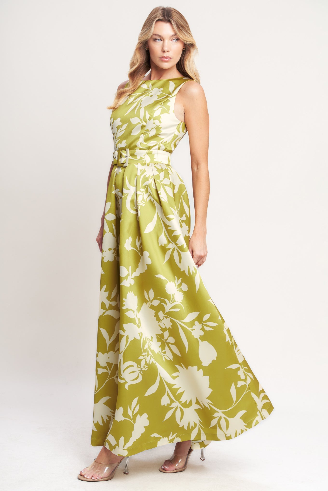 SAPPHIRE FANTASY LIME WOVEN MAXI DRESS Flying Tomato Beach Resort