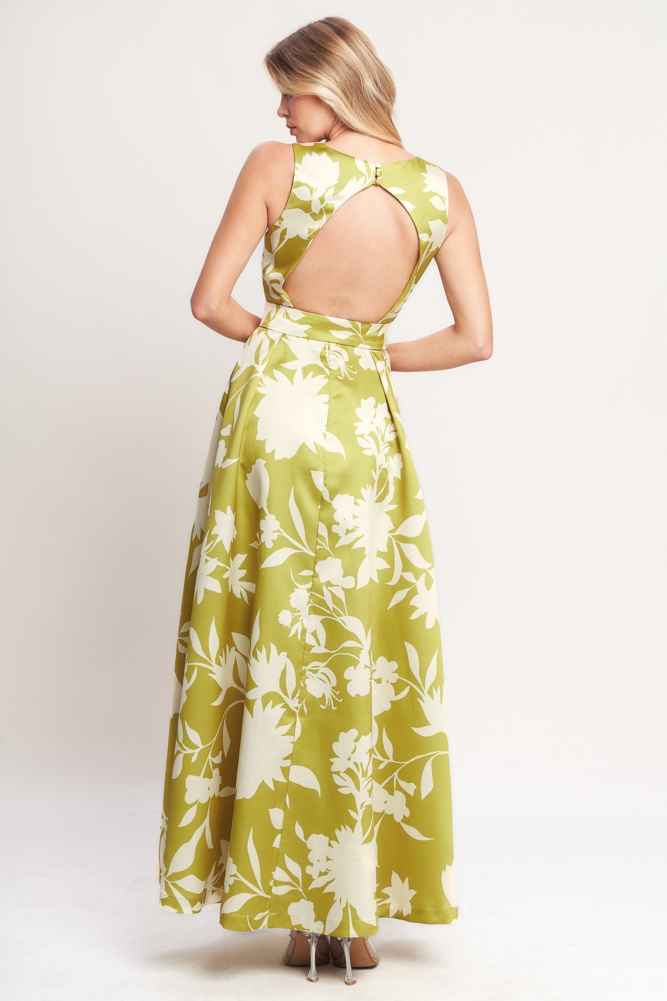 SAPPHIRE FANTASY LIME WOVEN MAXI DRESS Flying Tomato Beach Resort
