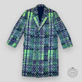 Louis Vuitton Multicolor Neon Check long Coat 50 men's unisex