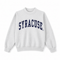 Syracuse Orange "parke" Crew Sweatshirt Pullover grey Ladies