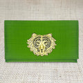 Garland Bag Jess Clutch Handbag Purse Silk Lime Green
