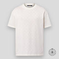 Louis Vuitton Monogram Fil Coupe Cotton T-Shirt in Milky White XL Men's