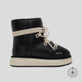 Amiri Malibu High Leather Boot snow men's unisex 45 black white winter shoe