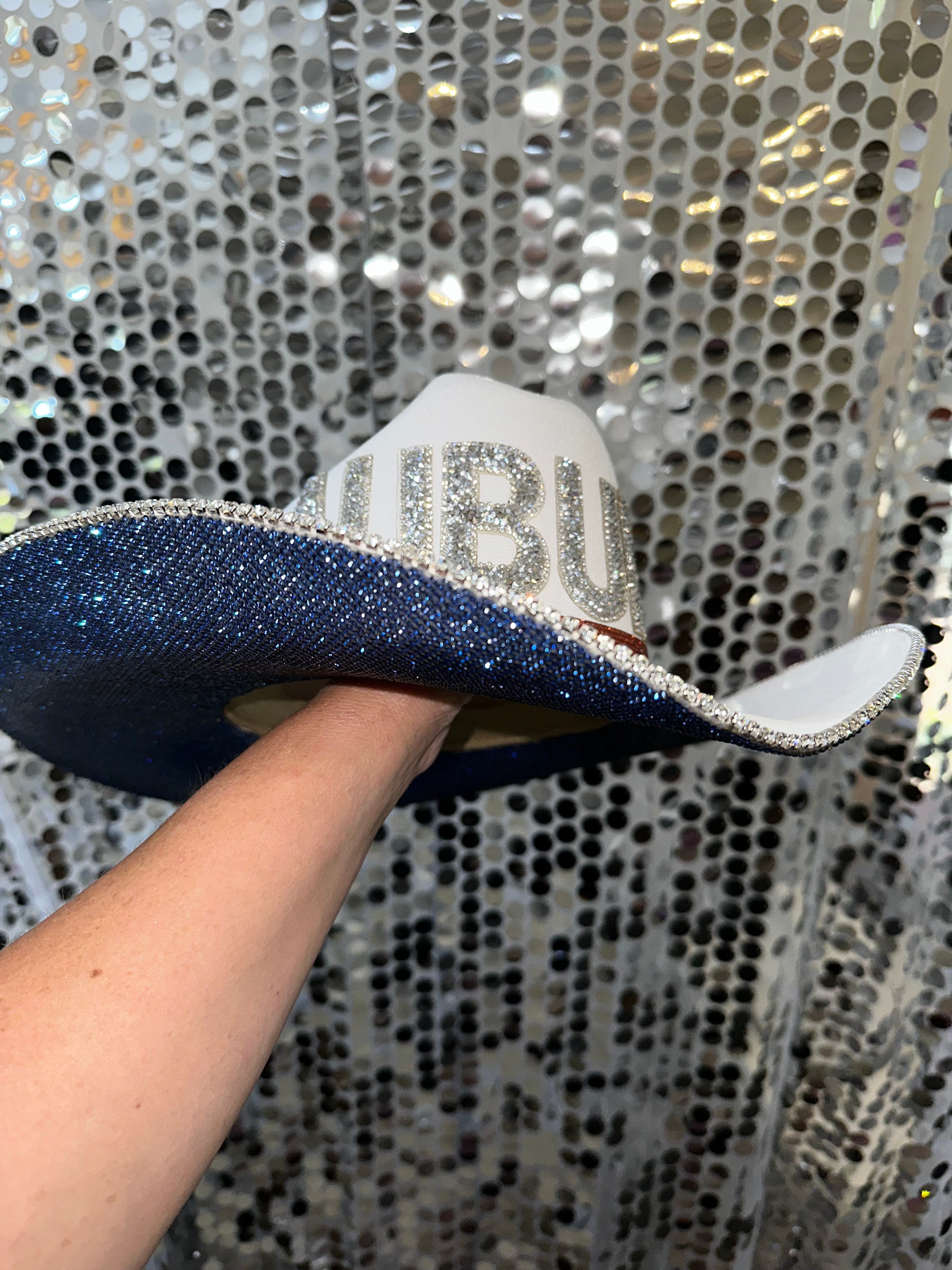 Auburn University Tigers Cowboy Hat Rhinestone Crystal Bling War Eagle