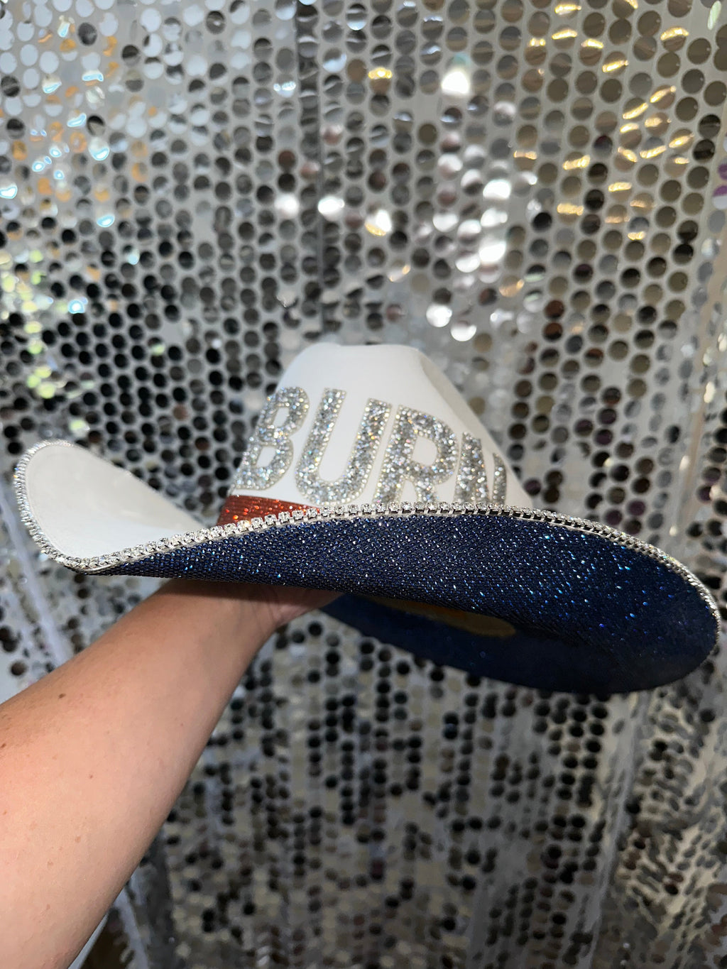 Auburn University Tigers Cowboy Hat Rhinestone Crystal Bling War Eagle