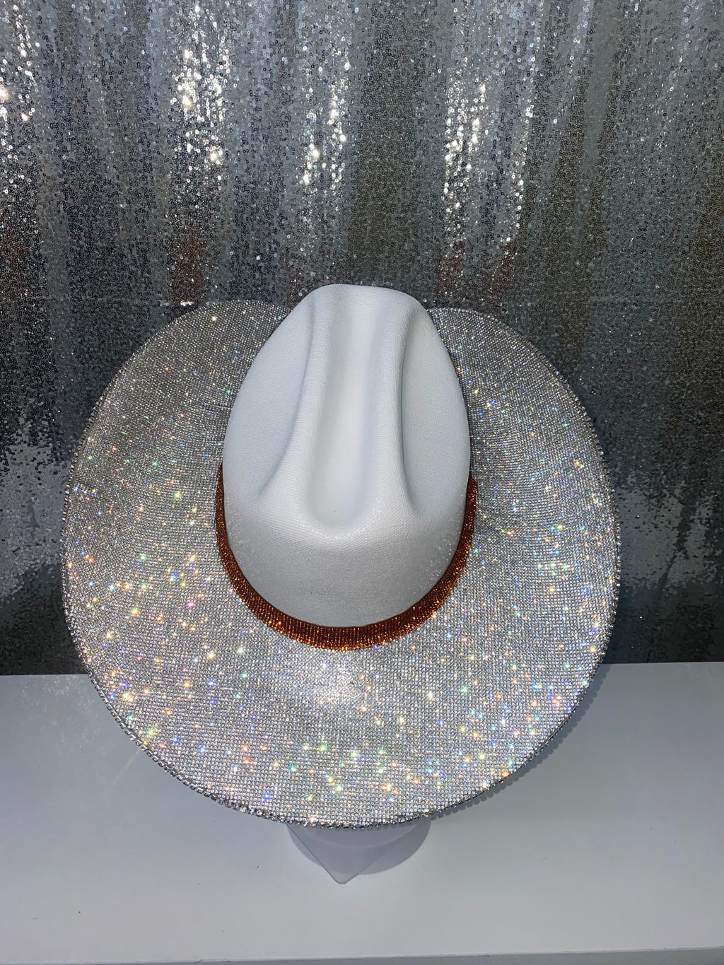 TENNESSEE VOLS Cowboy Hat UT Rhinestone Crystals Bling Custom