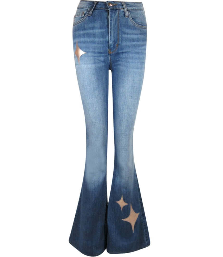 Designing Hollywood X Madison Maison™ Denim Gold Blue Jean with Laminate Star