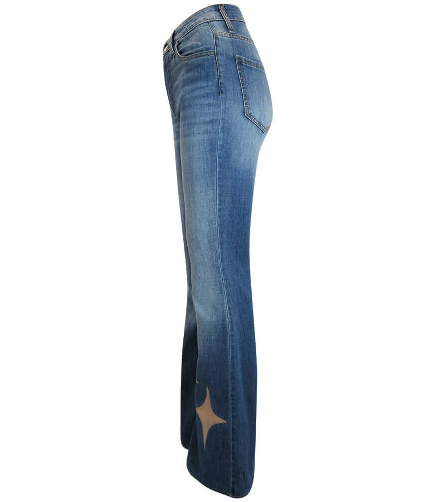 Designing Hollywood X Madison Maison™ Denim Gold Blue Jean with Laminate Star