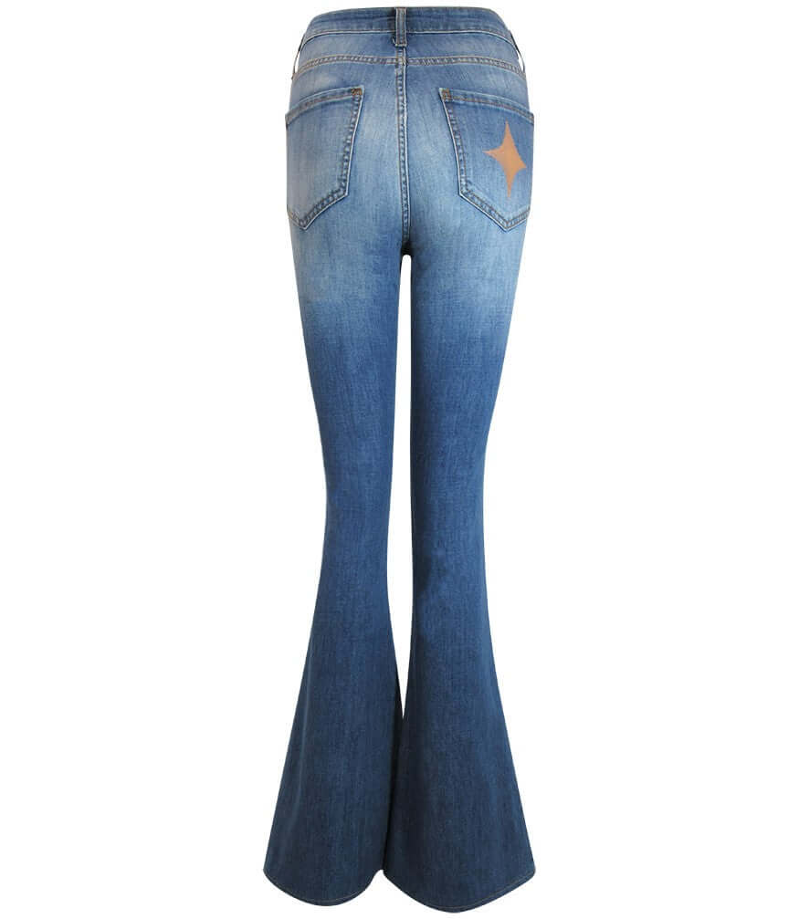 Designing Hollywood X Madison Maison™ Denim Gold Blue Jean with Laminate Star