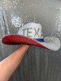Houston Texans NFL Cowboy Hat Rhinestone Crystals Bling