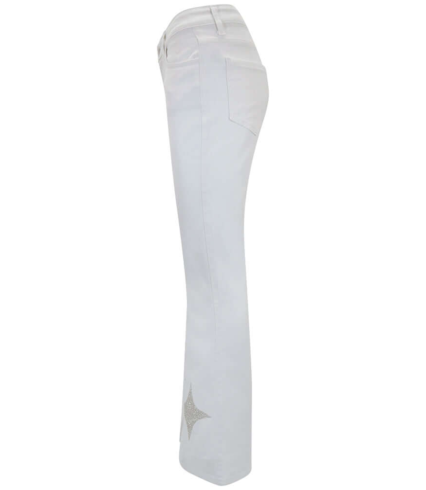 Designing Hollywood  X Madison Maison™ Denim with Gold Glitter Star Jeans Pants