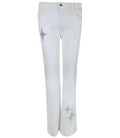 Designing Hollywood  X Madison Maison™ Denim with Silver Glitter Star white