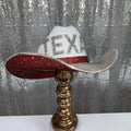 Texas Longhorns Cowboy Hat Rhinestone crystals Bling Custom