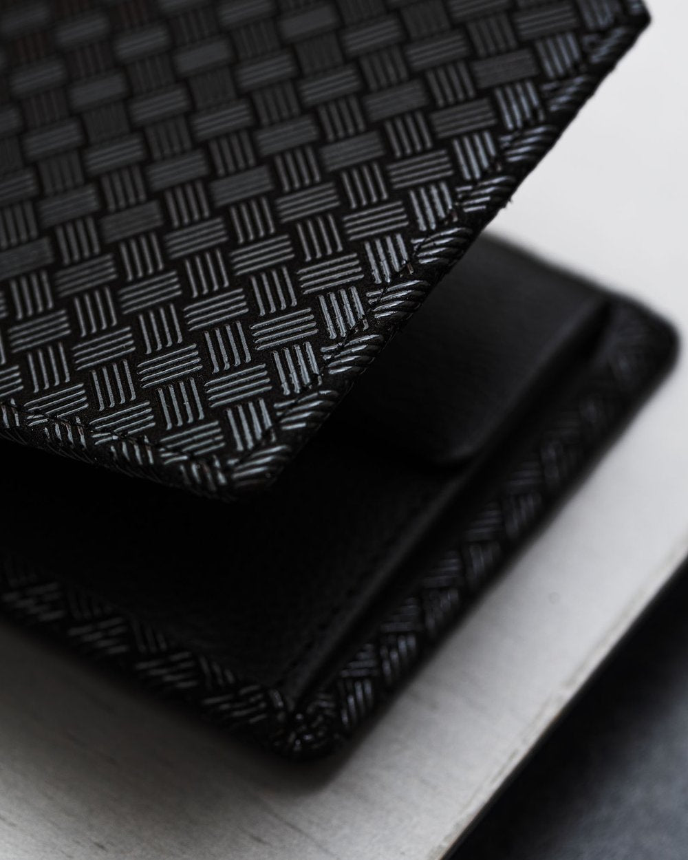 Folded Wallet - Classic Japan Edition - AJIRO Inden Bi-fold  Deer Skin leather