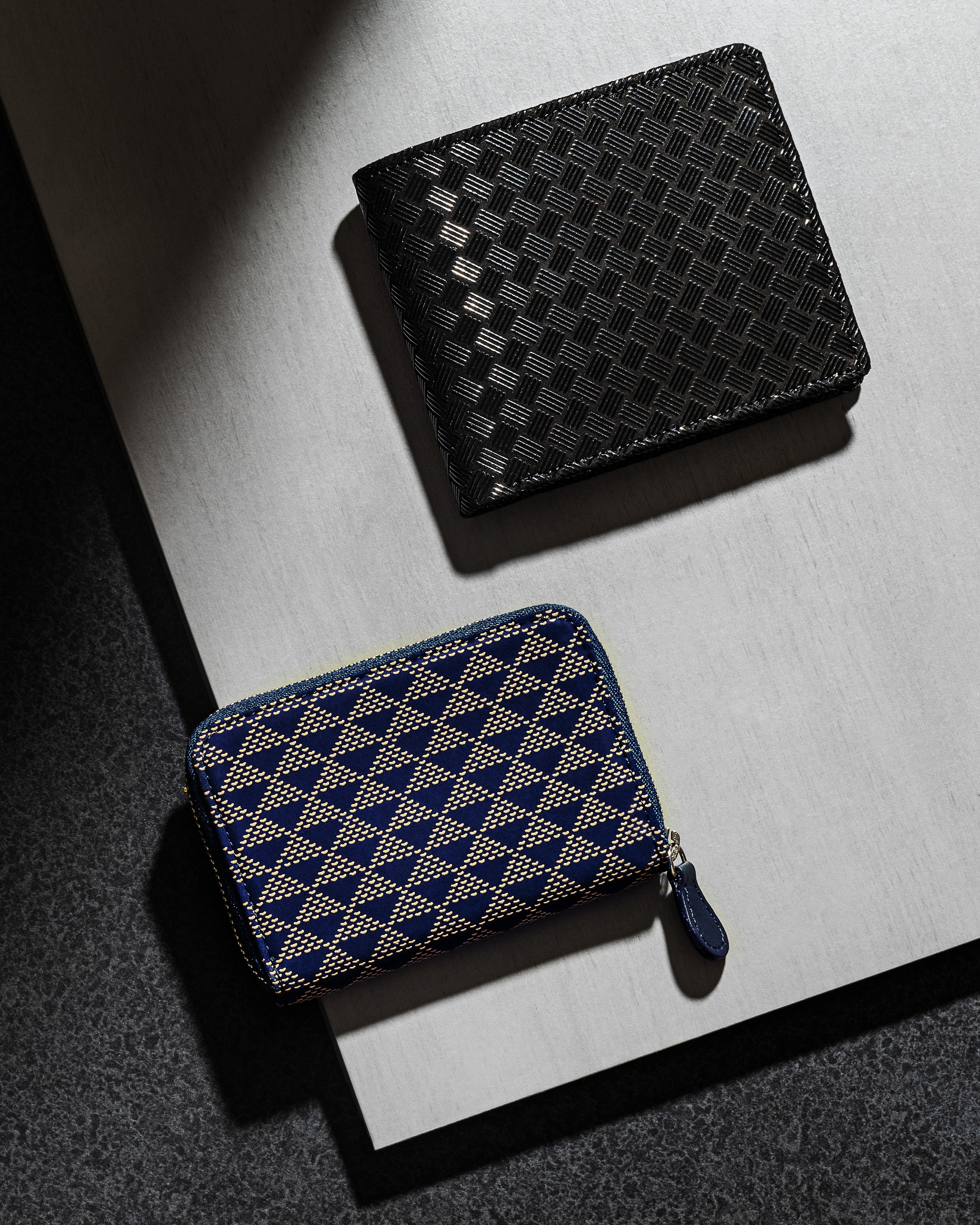 Folded Wallet - Classic Japan Edition - AJIRO Inden Bi-fold  Deer Skin leather