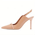 Kennedy Slingback Pumps Shoes heels career tan coral extended sizes