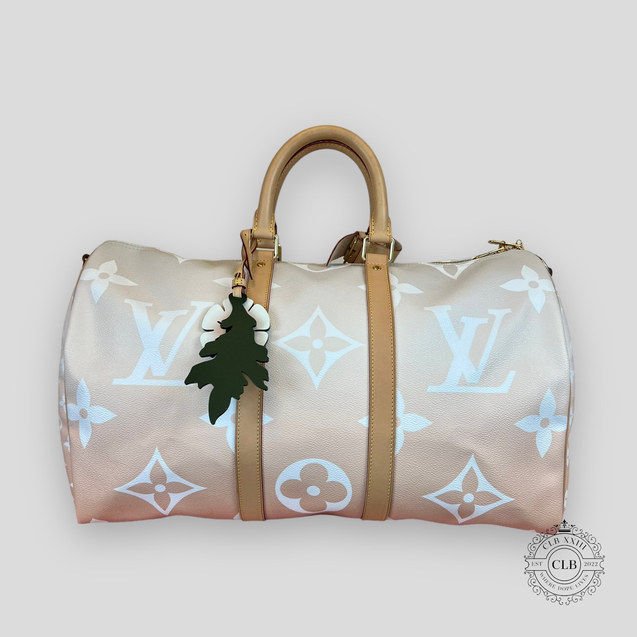 LOUIS VUITTON GIANT MONOGRAM KEEPALL 45 - BRUME New