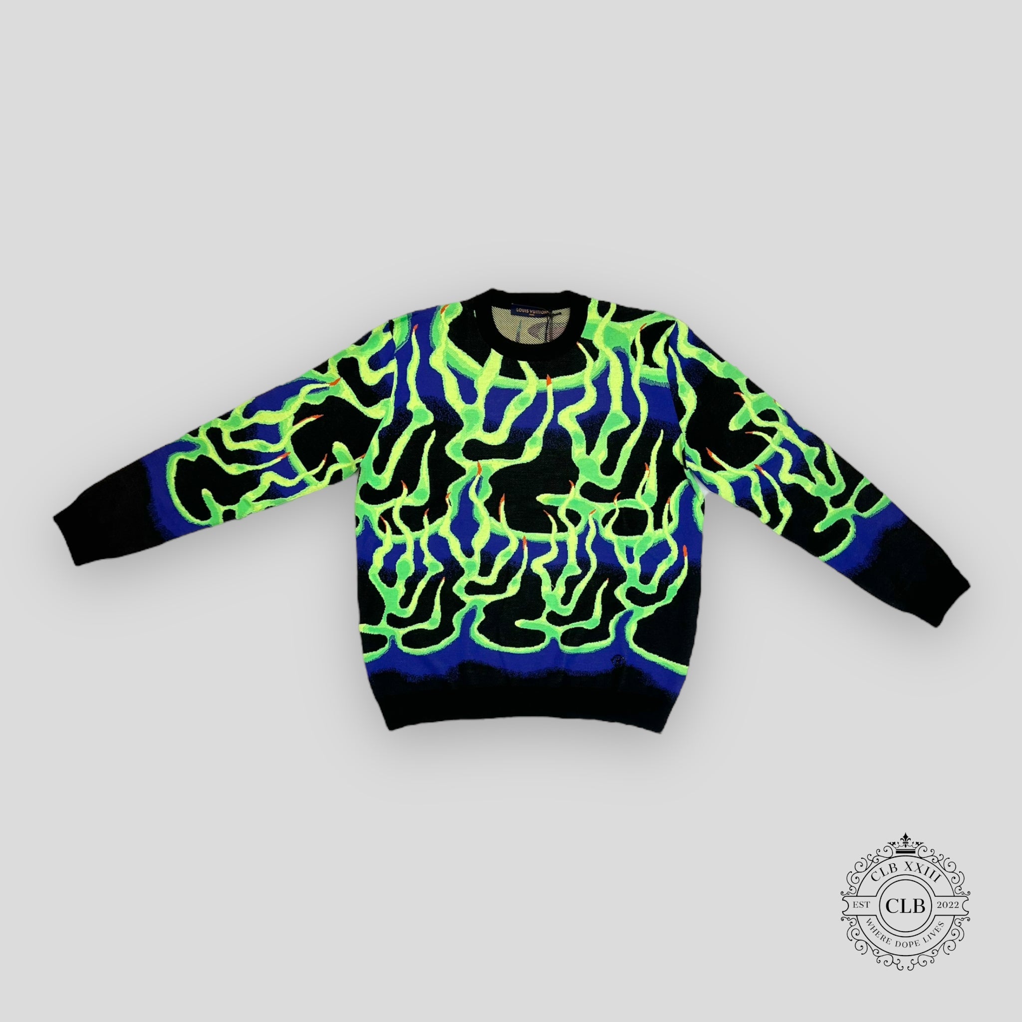 Louis Vuitton Graphic Crewneck pullover sweater sweatshirt Men's 3XL
