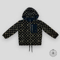 Louis Vuitton Monogram Fleece Jacket in Brown zip up coat 42