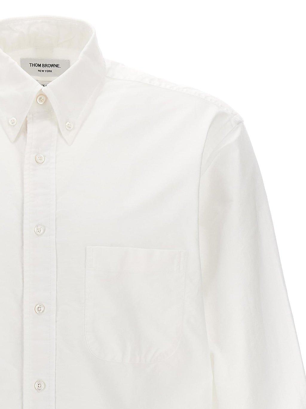 Thom Browne Men's 'Classic' dress Shirt white long sleeve cotton