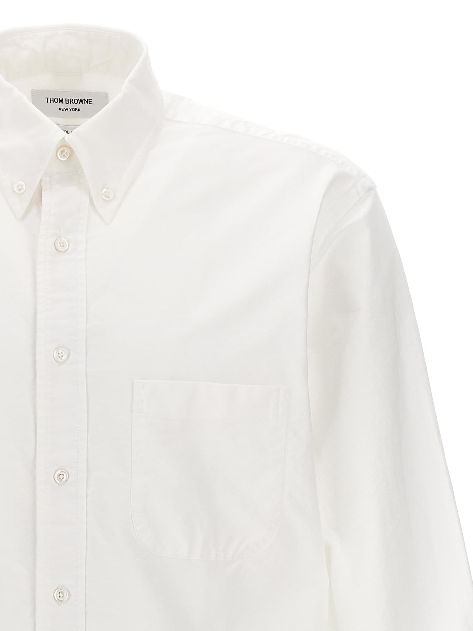 Thom Browne Men's 'Classic' dress Shirt white long sleeve cotton
